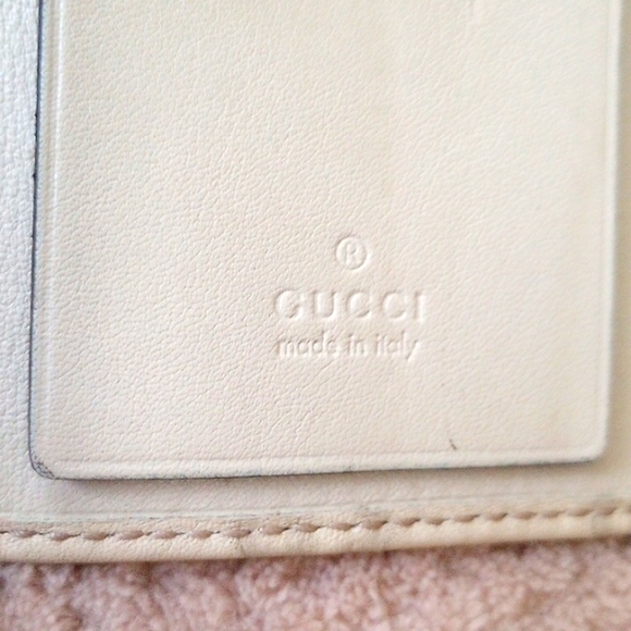 GUCCI-BEIGE LEATHER KEY HOLDER CASE - Picture 8 of 12